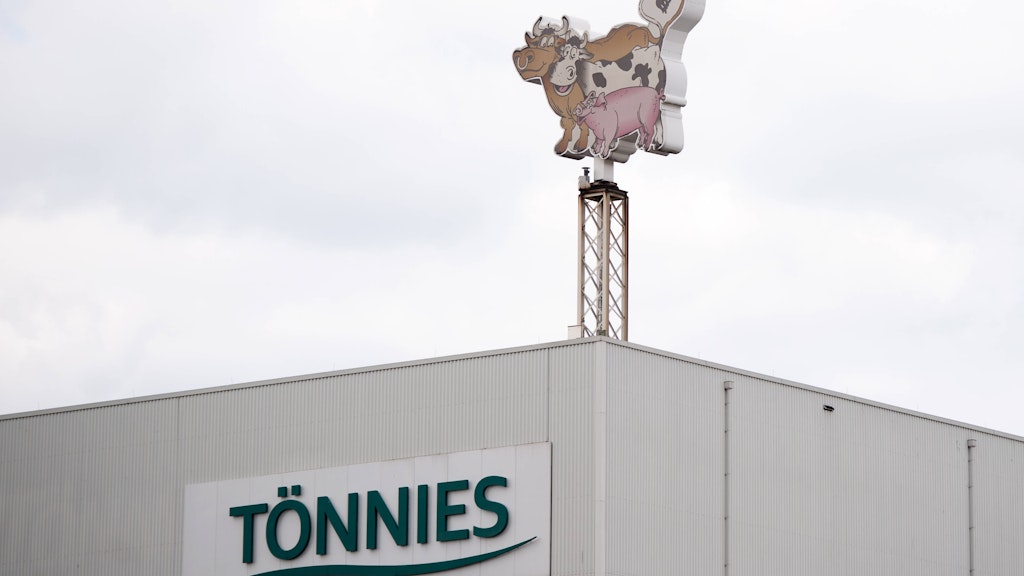 Das Tönnies-Werk. Hier war es zu einem Corona-Ausbruch gekommen.