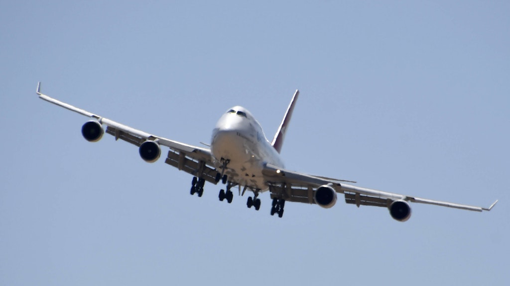 Eine Boeing 747.