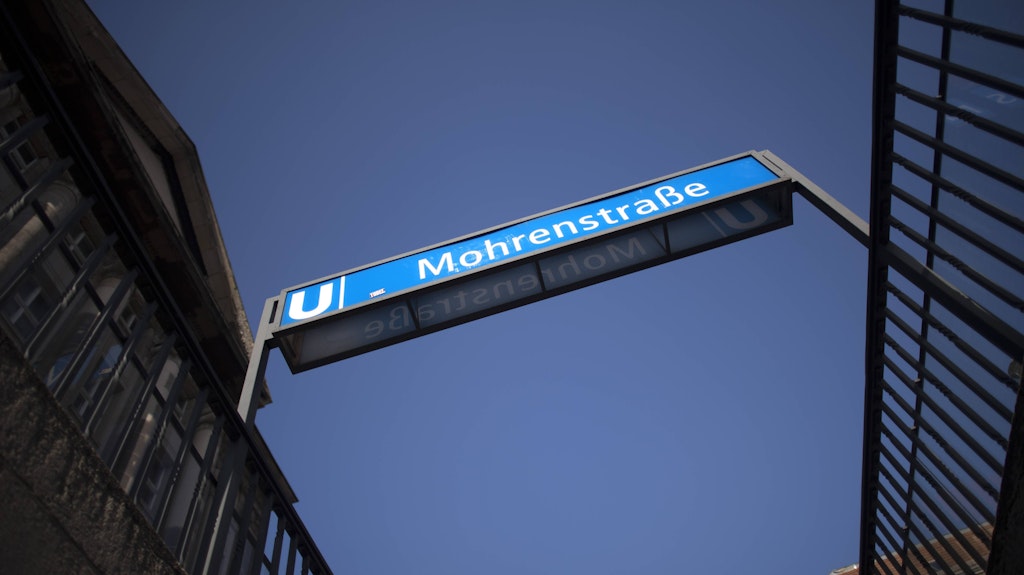 Der U-Bahnhof Mohrenstraße in Mitte.