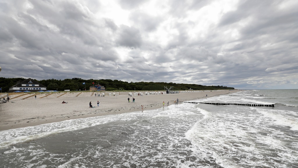 Die Ostsee bei Graal-Müritz.