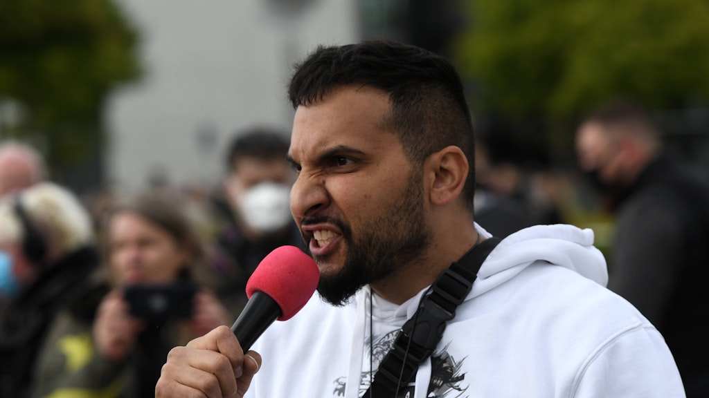 Der vegane Koch und Verschwörungstheoritiker Attila Hildmann.