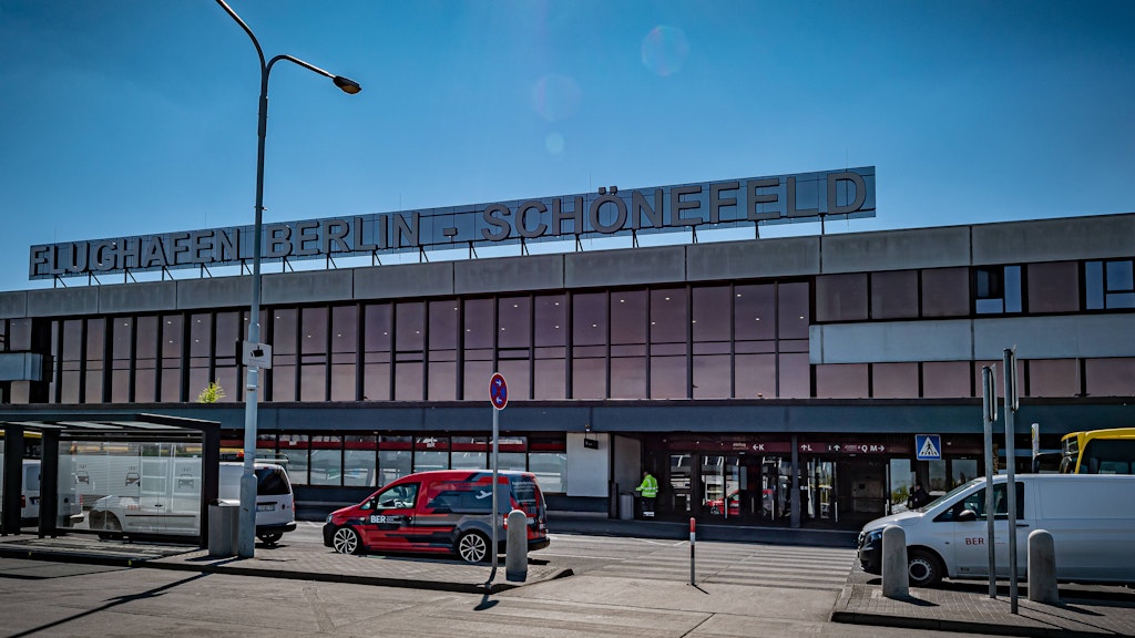 Flughafen Schönefeld.