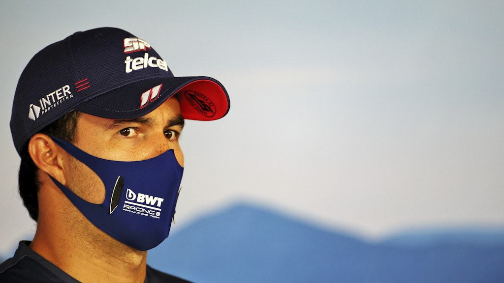Der Coronatest bei Sergio Perez ergab kein klares Bild.