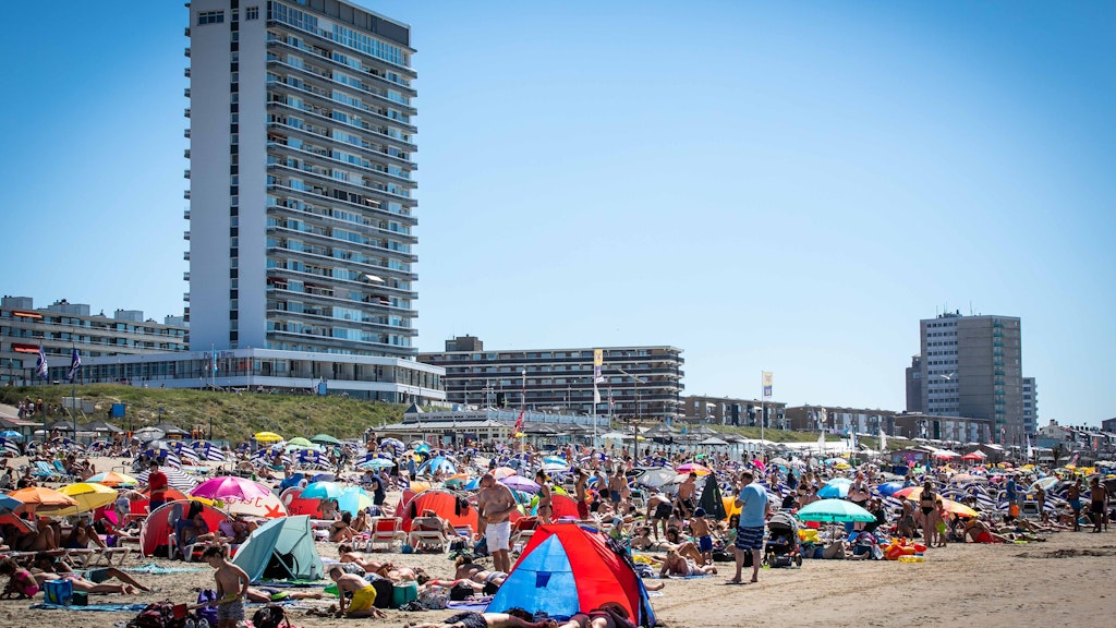 Der Strand in Zandvoort.