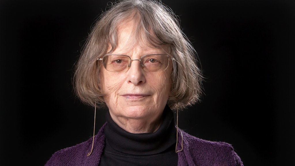 Die Schriftstellerin Elke Erb.