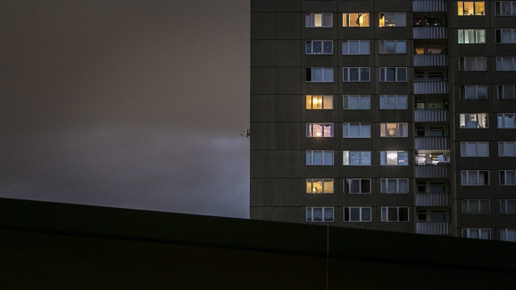 Ein Plattenbau in Lichtenberg.