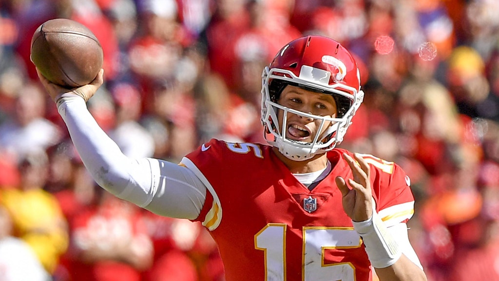 Patrick Mahomes, der Quarterback der Kansas City Chiefs. 