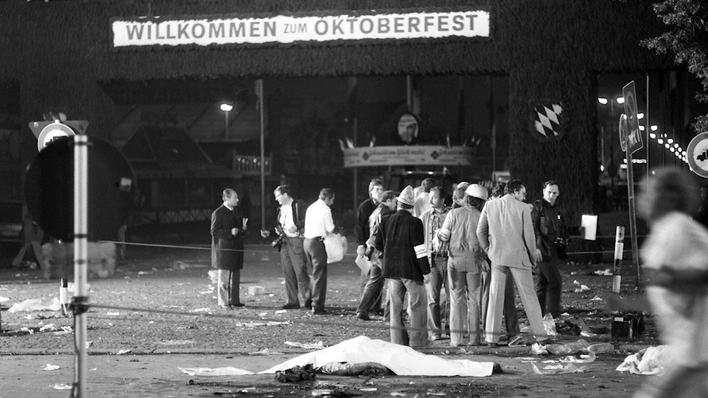Der Tatort am Münchener Oktoberfest im Jahr 1980.