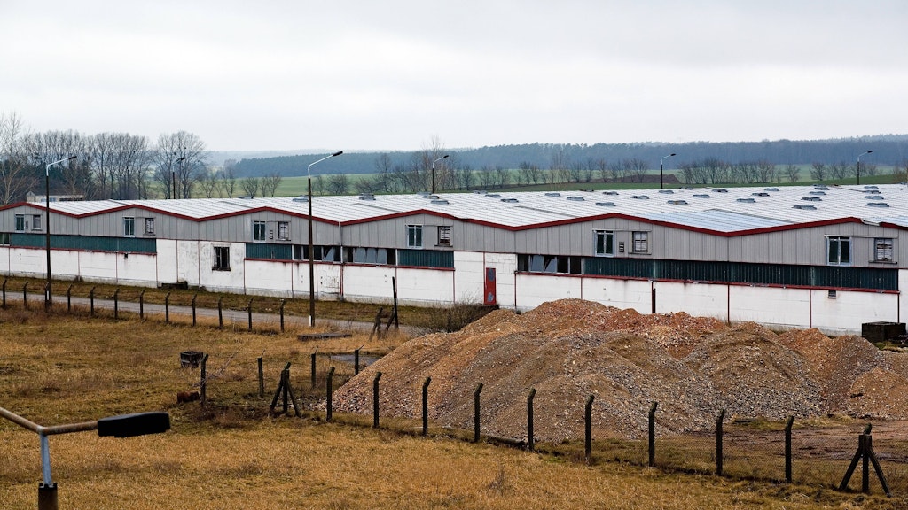 Schweinemastanlage in Haßleben.
