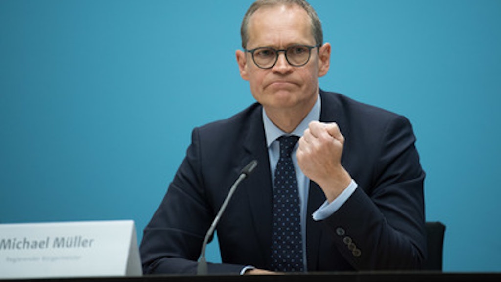 Der Regierende Bürgermeister Michael Müller.