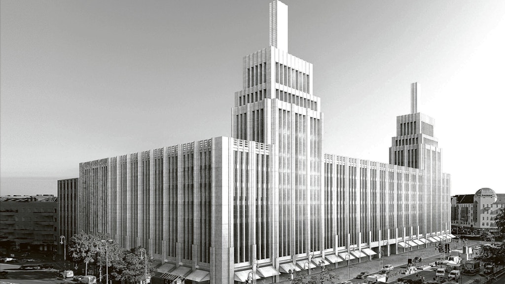 So stellen sich die Investoren das künftige Karstadt-Haus am Hermannplatz vor. Das finden nicht alle gut.<br>