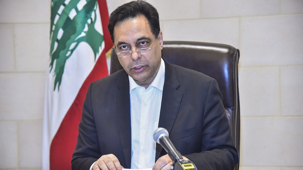 Der libanesische Premierminister Hassan Diab