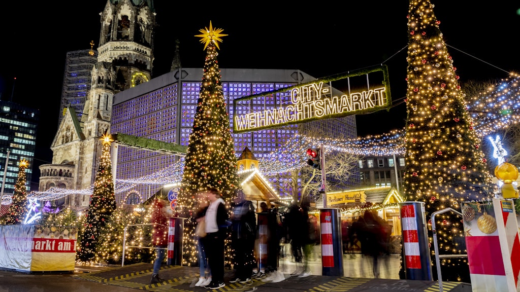 Weihnachtsmarkt am Breitscheidplatz.