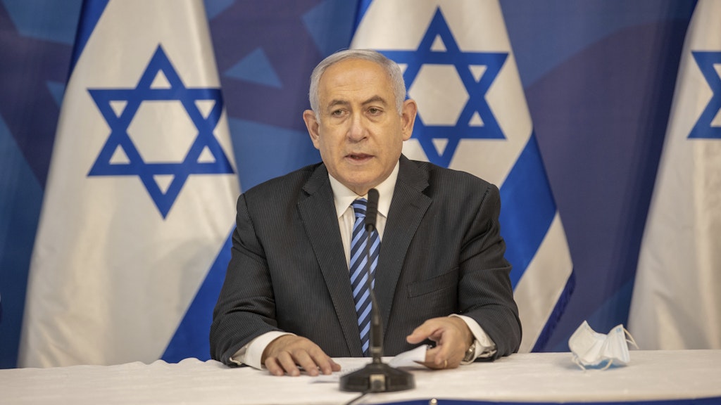 Benjamin Netanjahu, Ministerpräsident von Israel. 