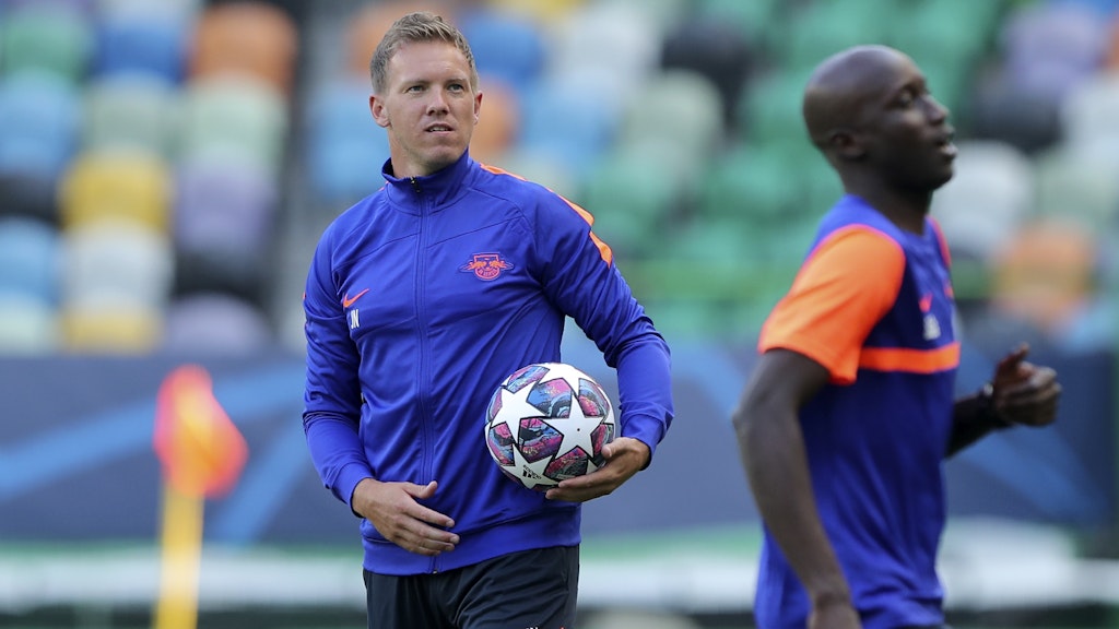 Leipzigs Coach Nagelsmann hat sich für das Blitzturnier in Lissabon hohe Ziele gesetzt.