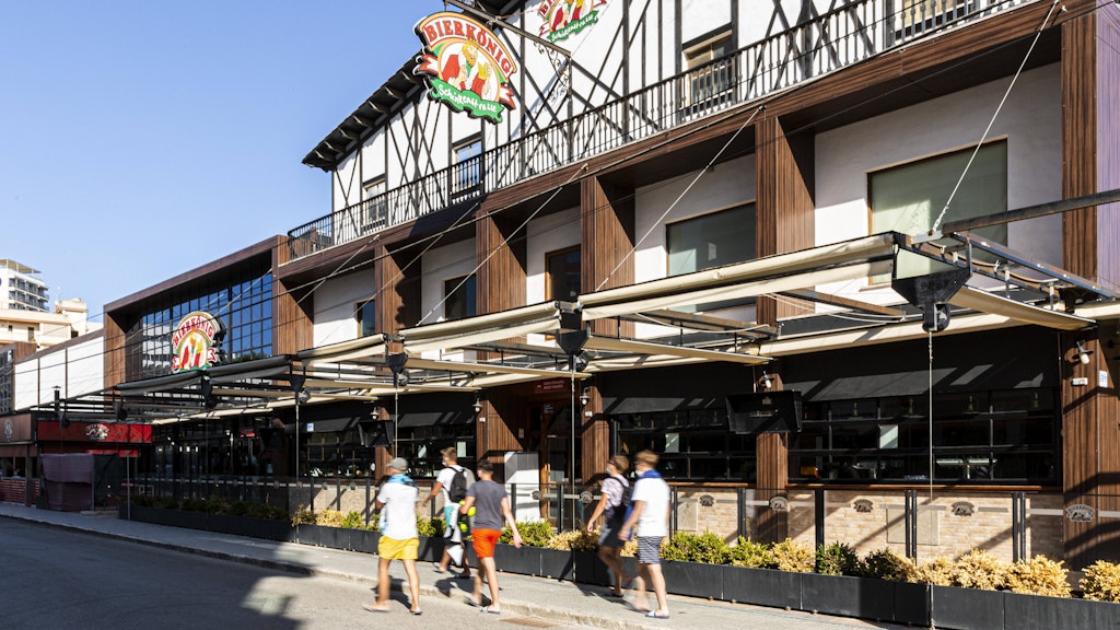 Der geschlossene Bierkönig in der Schinkenstraße vergangene Woche.
