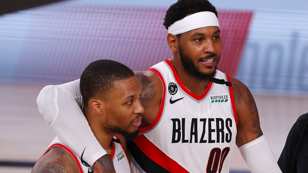Damian Lillard bekam mit Carmelo Anthony einen Veteran an die Seite, der die Portland Trail Blazers nicht nur auf dem Parkett inspiriert.