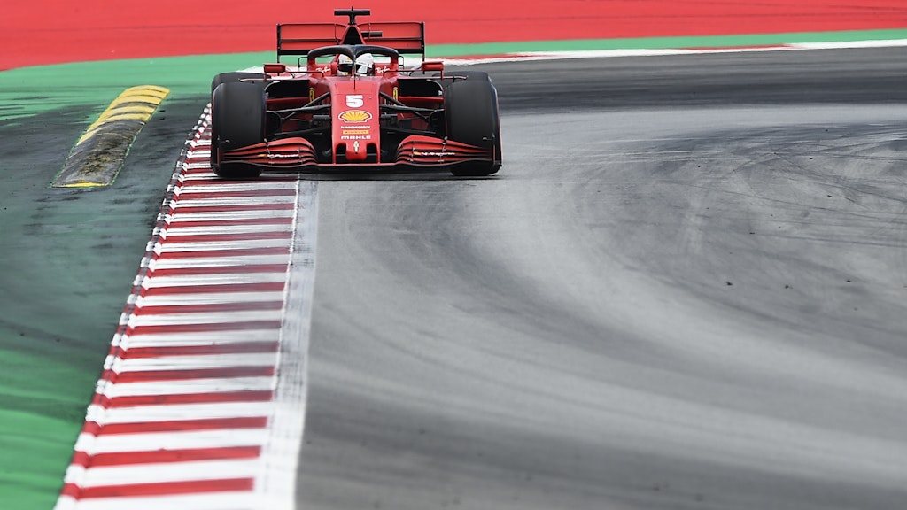 Die weiche Tour: Sebastian Vettel kommt in Barcelona auf Platz sieben. 