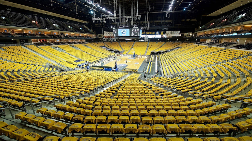Arena ohne Anhang: Trotz vieler Konzepte ist noch immer nicht absehbar, wie der Saisonstart für Alba Berlin aussehen wird.