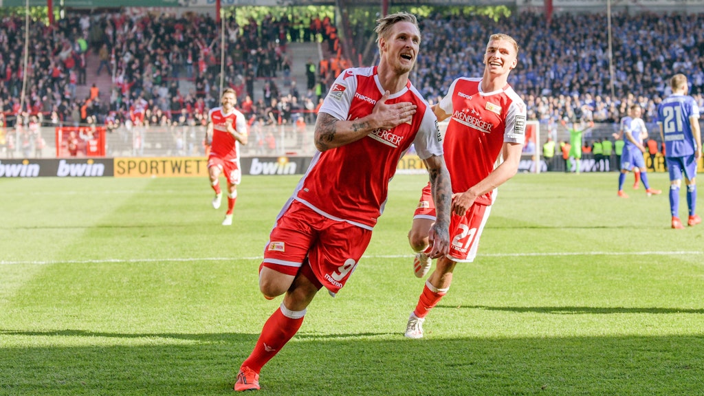 46 Tore in 104 Pflichtspielen für die Eisernen: Sebastian Polter.