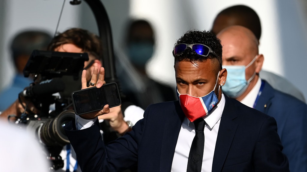 Kam voll austrainiert zum Turnier in Lissabon: Neymar.