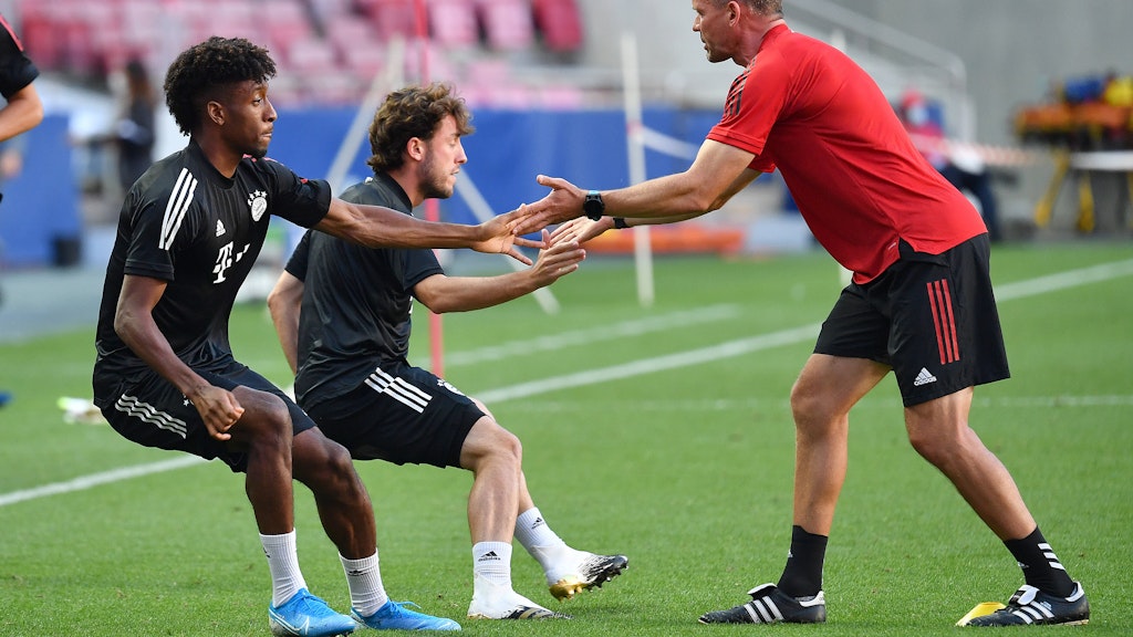 Holger Broich (r.) ist bei den Bayern für die Fitness verantwortlich.