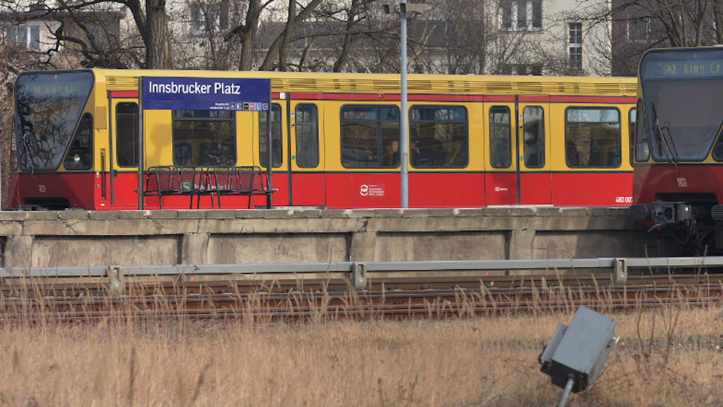 Der S-Bahnhof Innsbrucker Platz.