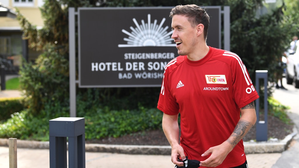 Der Sonne entgegen: Max Kruse im Trainingslager des 1. FC Union.