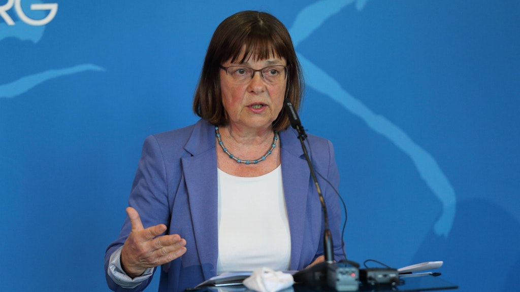 Brandenburgs Gesundheitsministerin Ursula Nonnemacher.