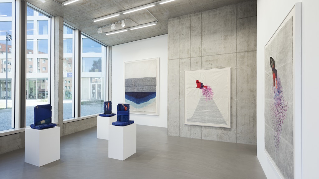 Arbeiten von Lluís Lleó in der McLaughlin Galerie in Berlin-Mitte.