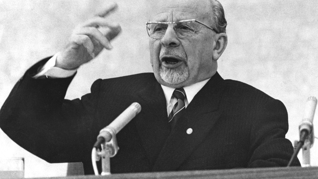 Walter Ulbricht im Jahr 1970.