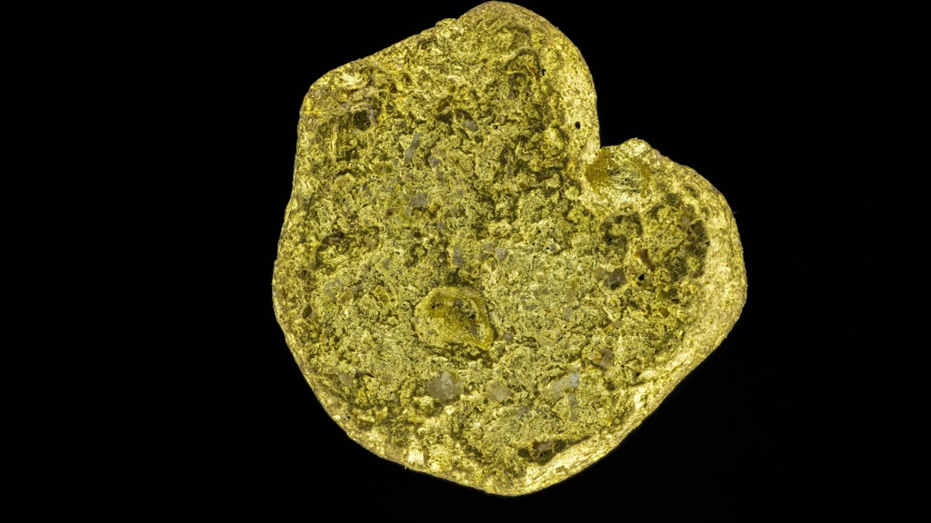 Ein Goldnugget (Symbolbild).