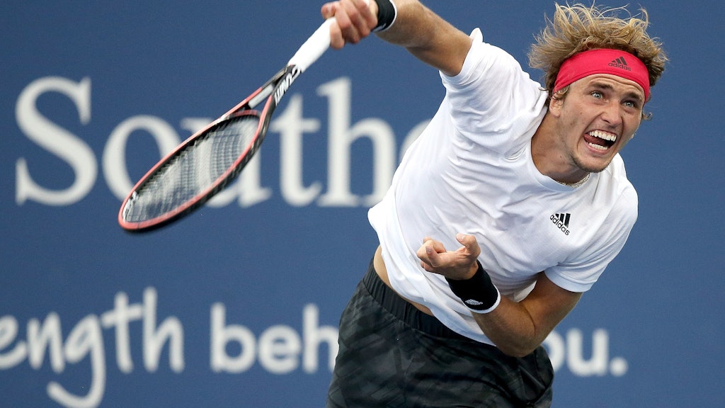 Probleme beim zweiten Aufschlag: Alexander Zverev.