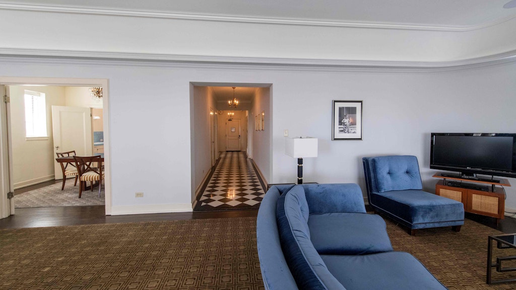 Ein Blick ins Penthouse des Hotels.