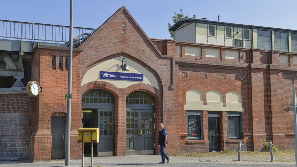 Der S-Bahnhof Wittenau.