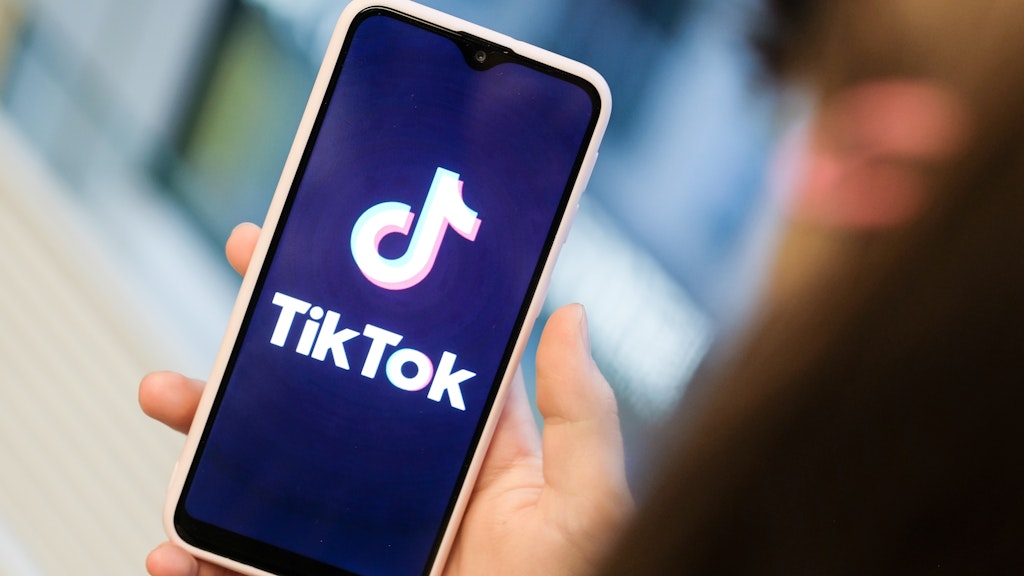 Die Kurzvideo-App Tiktok.