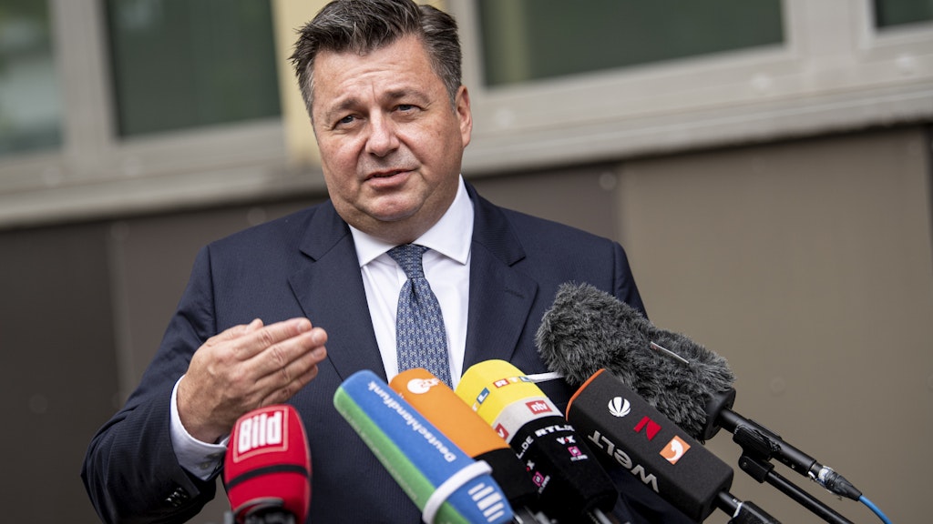 Innensenator Andreas Geisel hatte versucht, die Demonstration im Vorfeld verbieten zu lassen. 
