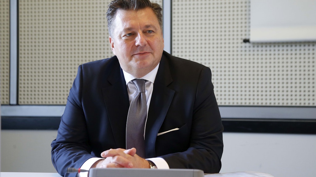 Innensenator Andreas Geisel am Montag im Ausschuss des Abgeordnetenhauses.