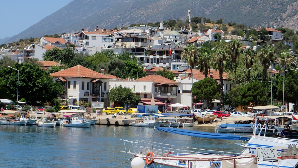 Die türkische Riviera in Antalya.<br>