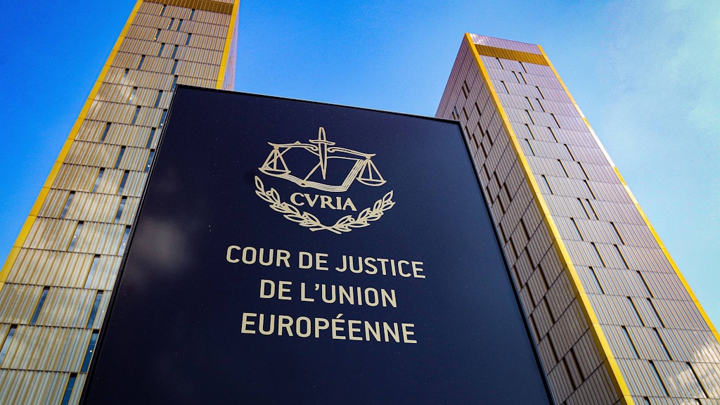 Der Europäische Gerichtshof in Luxemburg.