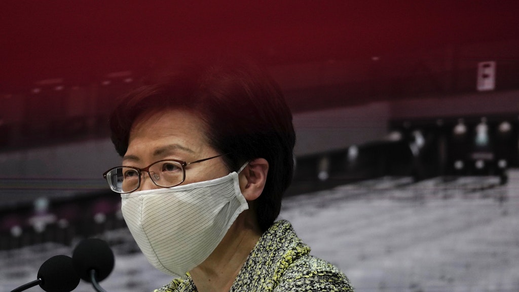 Hongkongs Regierungschefin Carrie Lam.