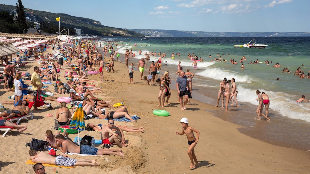 Der Goldstrand in Bulgarien.