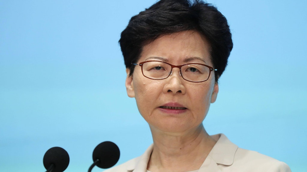 Die USA haben Sanktionen gegen die Hongkonger Regierungschefin Carrie Lam verhängt.