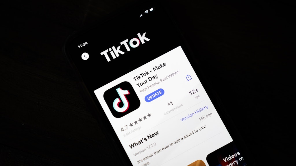 Die Video-App TikTok.