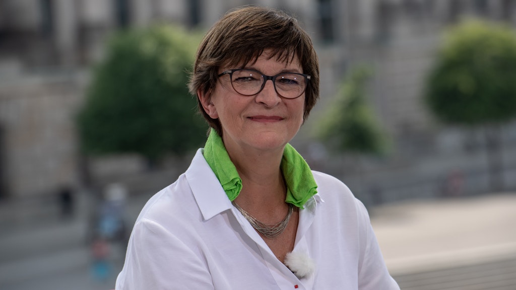 Saskia Esken am Sonntag in Berlin.