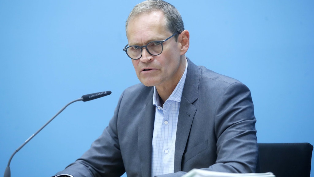 Berlins Regierender Bürgermeister Michael Müller (SPD).