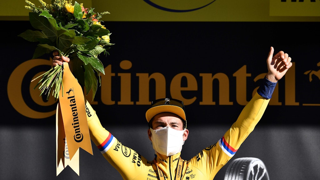 Ab sofort der Favorit auf den Gesamtsieg: Roglic.