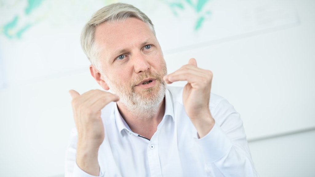Der neue Stadtentwicklungssenator Sebastian Scheel (Linke).<br>