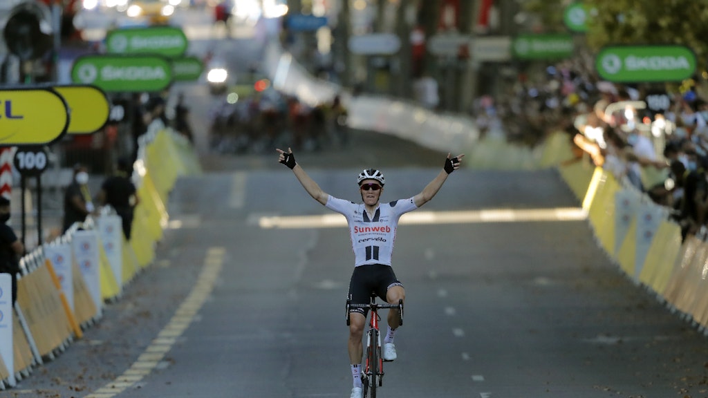 Sören Kragh Andersen triumphiert in Lyon.