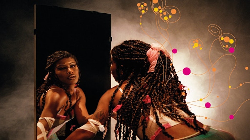 __MARTYRDOM__, a video installation on display at Oyoun by Slim Soledad, a Berlin-based black travesti, performer and multi artist from São Paulo, Brazil